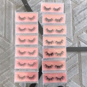 3D dramatic mink lashes can be used up to 25X